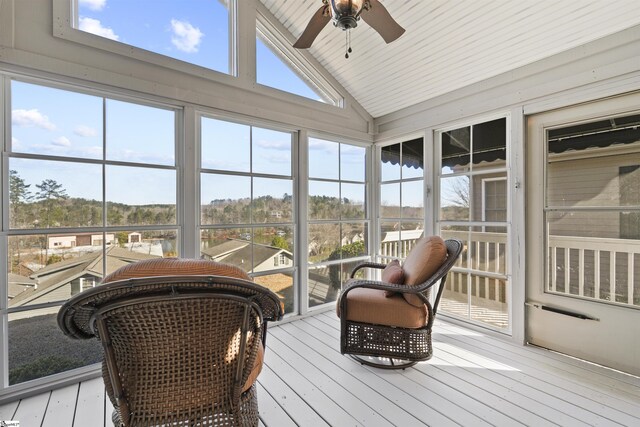 1230 Melton Rd Unit 101, West Union, SC 29696 - sunroom / solarium featuring ceiling fan