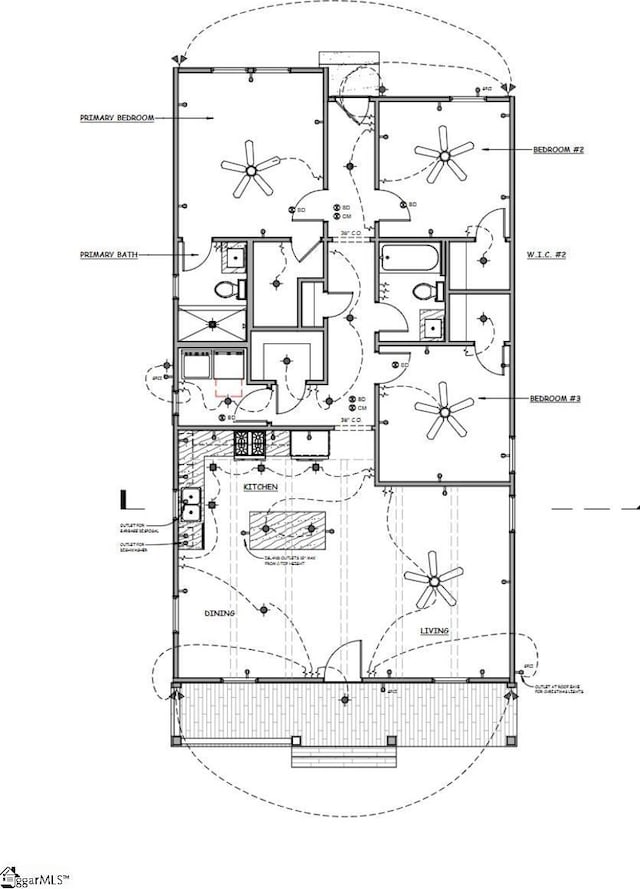 200 Broadus St, Greer, SC 29651 - view of floor plan / room layout