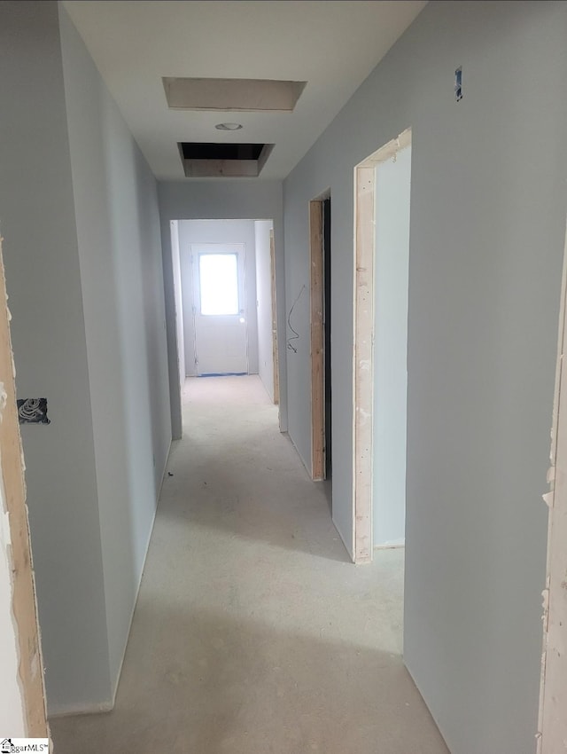 200 Broadus St, Greer, SC 29651 - corridor featuring concrete floors