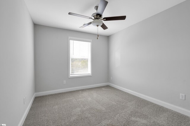 1034 Silverbend Trl, Duncan, SC 29334 - unfurnished room with a ceiling fan, carpet, and baseboards