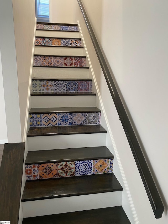 view of staircase