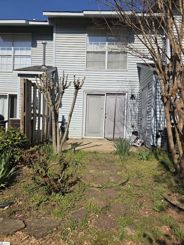view of rear view of property