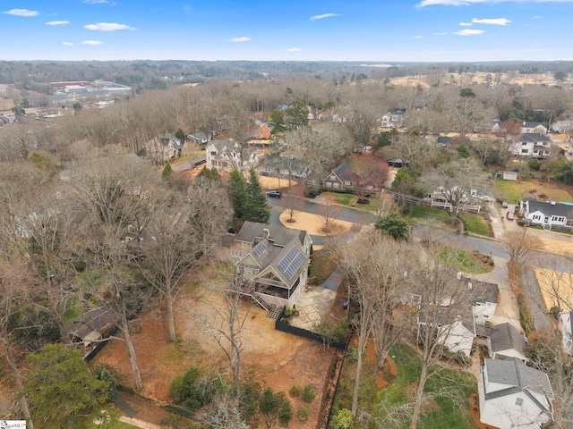 drone / aerial view