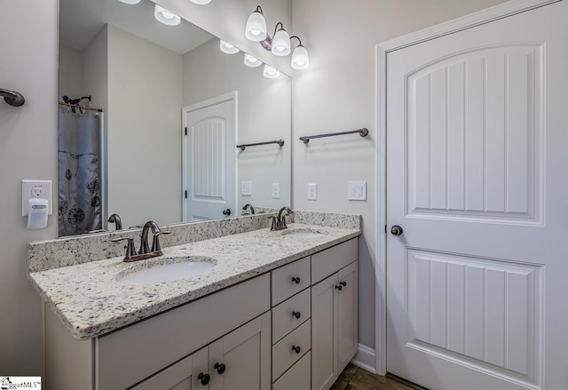105 Cooper Oaks Ct, Simpsonville, SC 29681 - bathroom featuring double vanity and a sink