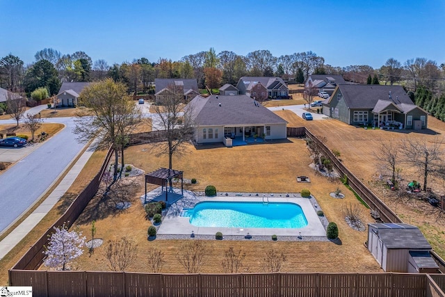 105 Cooper Oaks Ct, Simpsonville, SC 29681 - bird's eye view with a residential view