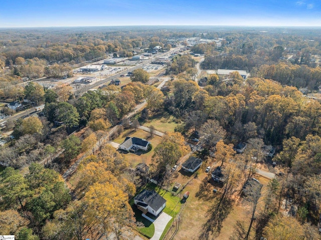 225 Cedar St, Woodruff, SC 29388 - aerial view featuring a view of trees