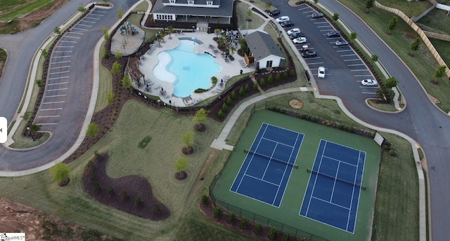 drone / aerial view