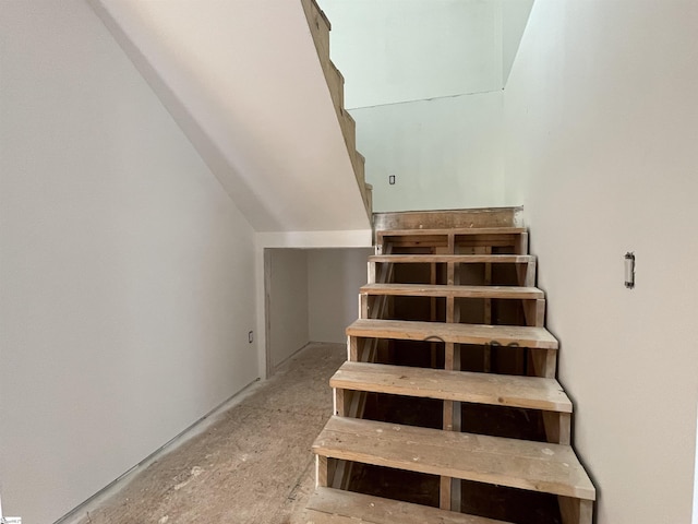 view of staircase
