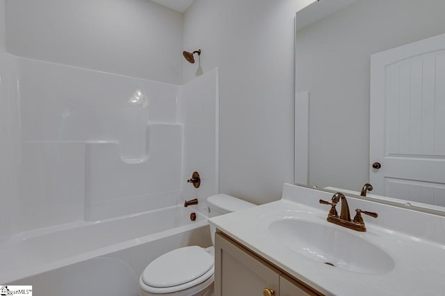 114 Walters Way, Pickens, SC 29671 - bathroom featuring toilet, vanity, and shower / washtub combination