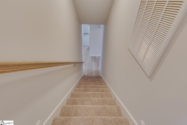 114 Walters Way, Pickens, SC 29671 - stairs with baseboards