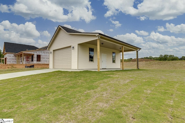 114 Walters Way, Pickens, SC 29671 - view of front of house with driveway, a garage, and a front lawn