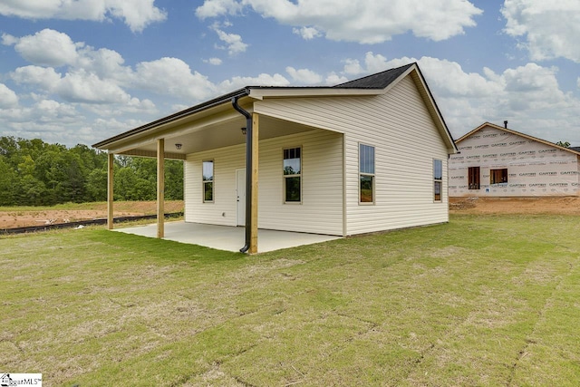114 Walters Way, Pickens, SC 29671 - back of property featuring a patio area and a yard