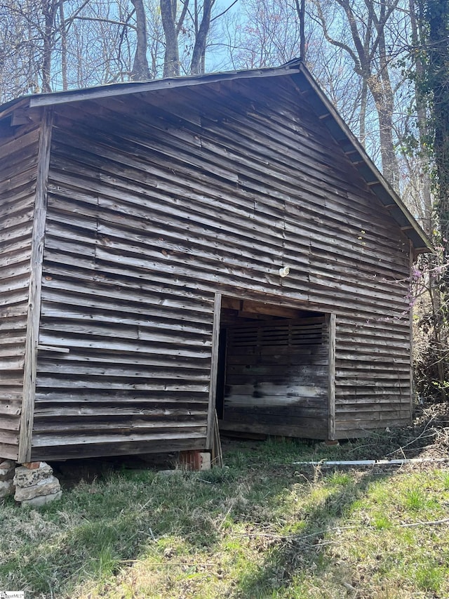 1273 Powerhouse Rd, Ware Shoals, SC 29692 - view of side of property with an outbuilding