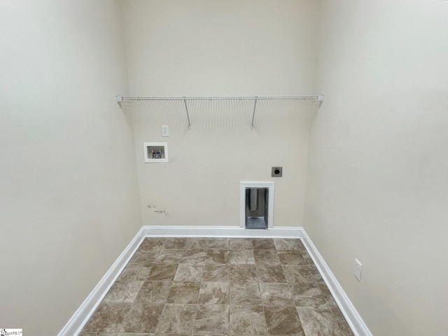410 Airdale Ln, Simpsonville, SC 29680 - laundry room featuring hookup for a washing machine, baseboards, laundry area, and hookup for an electric dryer