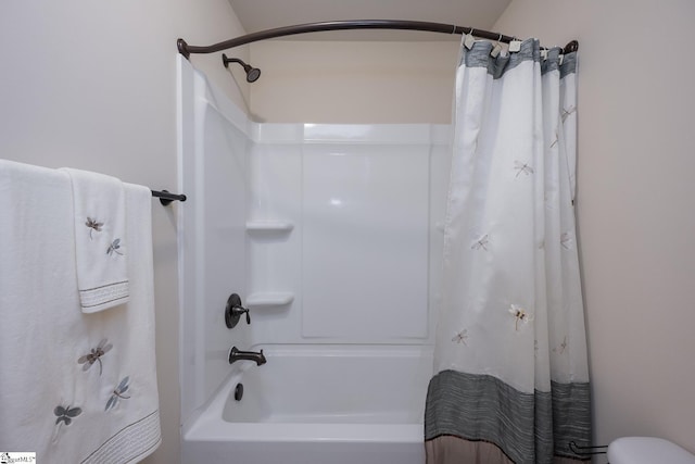 313 Rosendale Way, Simpsonville, SC 29681 - full bath featuring shower / bath combination with curtain