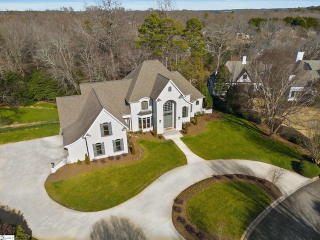 drone / aerial view