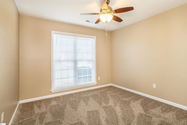 213 Lexington Place Way, Greenville, SC 29615 - carpeted empty room with baseboards, ceiling fan, and visible vents