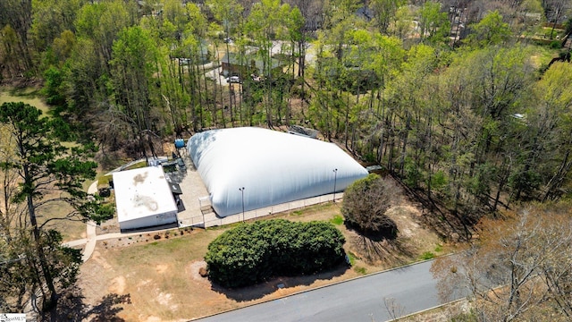 202 Mornington Ct, Simpsonville, SC 29681 - drone / aerial view with a wooded view