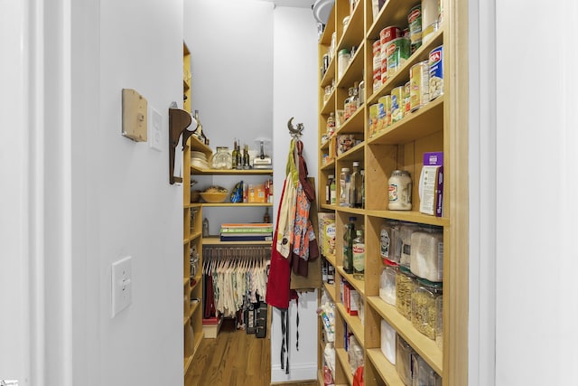view of storage room