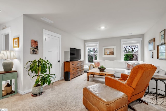 120 Marshfield Trl, Simpsonville, SC 29680 - carpeted living room featuring baseboards