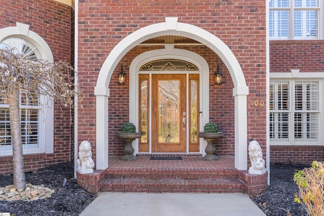 100 Breeds Hill Way, Greer, SC 29650 - property entrance with brick siding