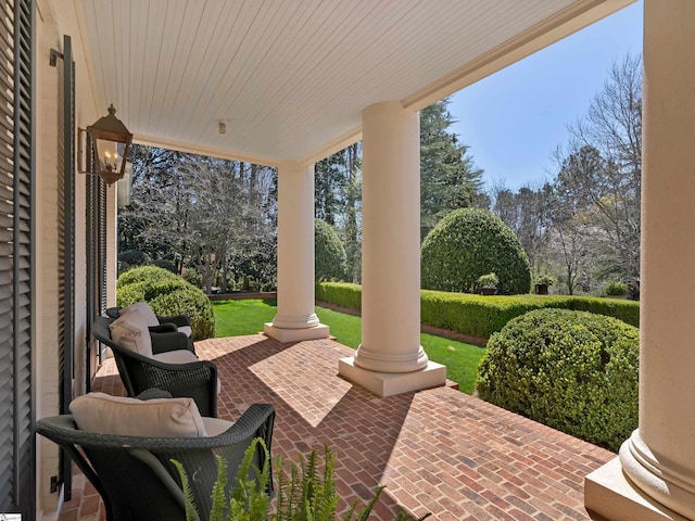 view of patio