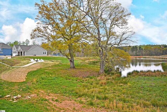 317 Encampment Blvd, Simpsonville, SC 29681 - view of yard featuring a water view