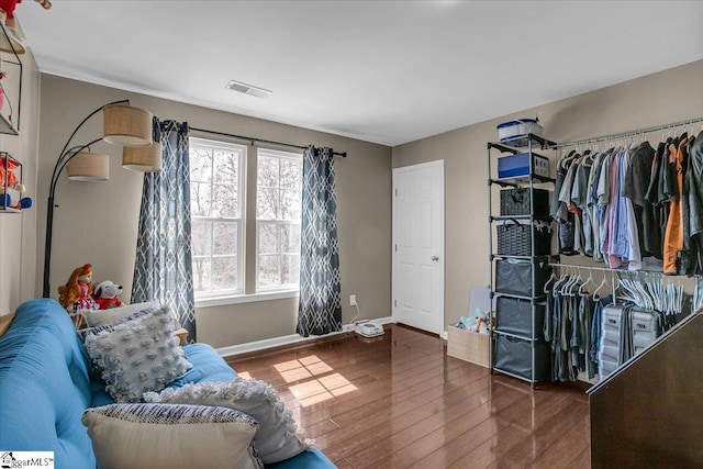 513 Rio Grande Pl, Simpsonville, SC 29680 - interior space featuring wood finished floors, baseboards, and visible vents