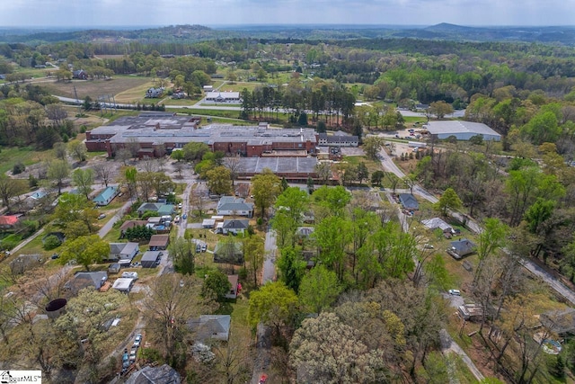 123 Cobb St, Easley, SC 29640 - aerial view with a forest view