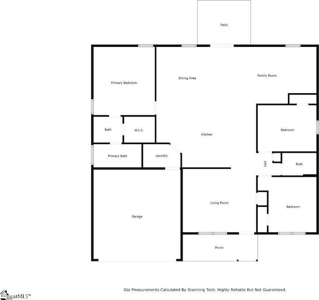 22 Kavanagh Ct, Greenville, SC 29611 - floor plan