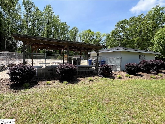 202 Anders Ave, Mauldin, SC 29662 - view of yard featuring fence