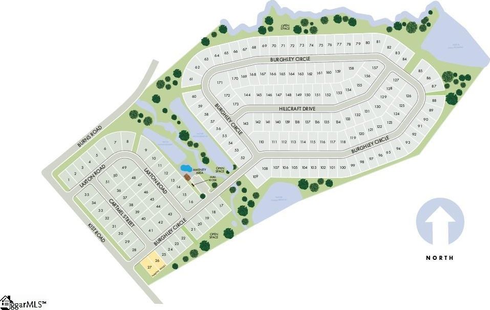 1017 Hillcraft Dr, Greer, SC 29651 - map location