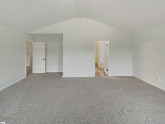 106 Elmhaven Dr, Simpsonville, SC 29681 - additional living space featuring carpet, baseboards, and lofted ceiling