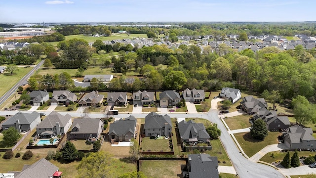 birds eye view of property featuring a residential view