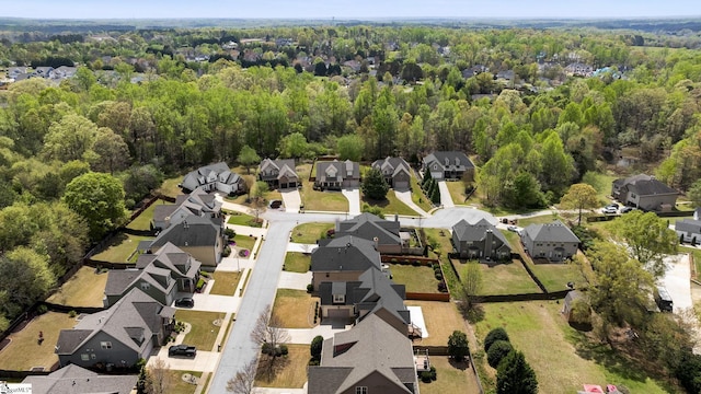 birds eye view of property featuring a residential view