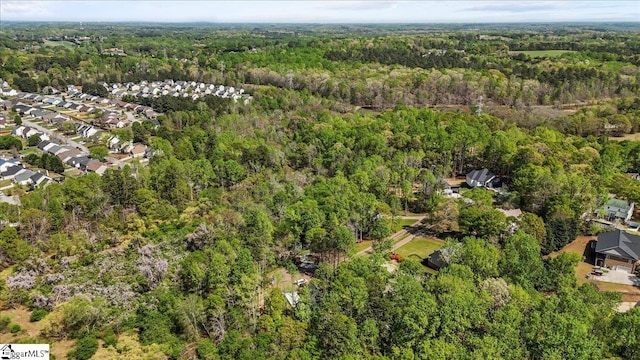 517 Windham Ln, Easley, SC 29642 - aerial view with a wooded view