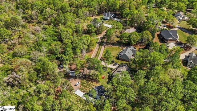 517 Windham Ln, Easley, SC 29642 - drone / aerial view featuring a wooded view