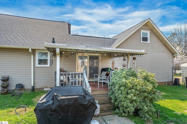 100 Sonora Dr, Easley, SC 29640 - rear view of property with a lawn, crawl space, and a shingled roof