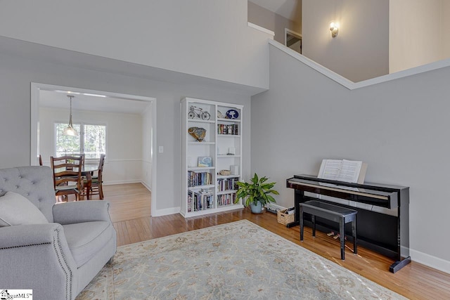105 Berrywood Ct, Greer, SC 29650 - living area with baseboards and wood finished floors
