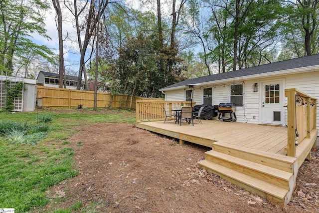 exterior space with fence
