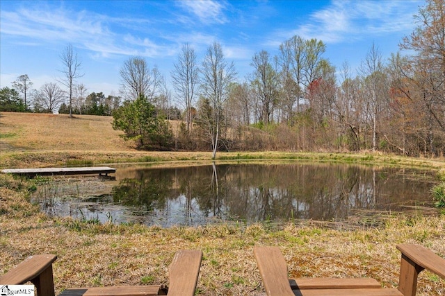 property view of water