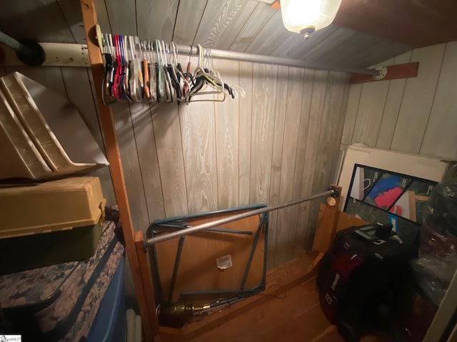 view of storage room