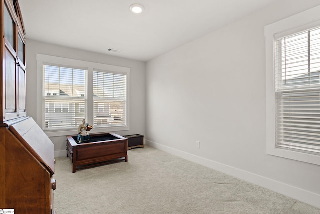 17 Starlake Rd, Simpsonville, SC 29681 - sitting room featuring a healthy amount of sunlight, carpet flooring, baseboards, and visible vents
