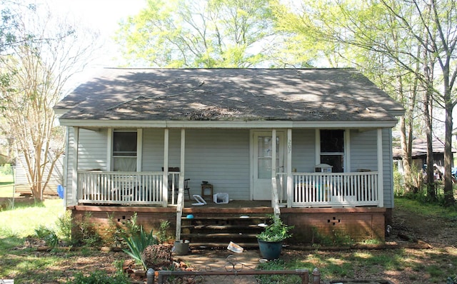 view of front of house with a porch