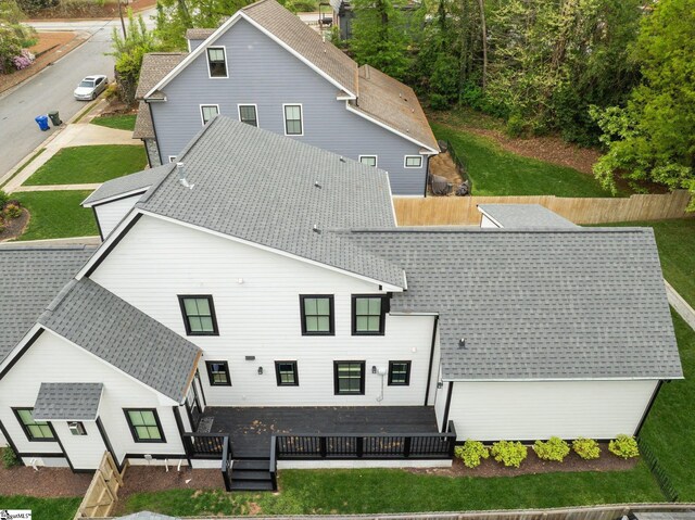 drone / aerial view
