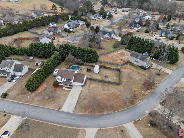 518 N Hampton Meadows Dr, Lyman, SC 29365 - aerial view with a residential view