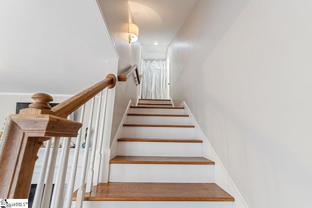 view of stairs