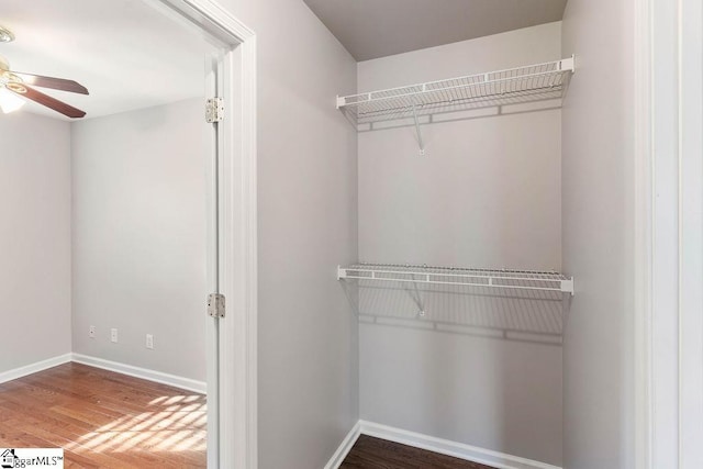 view of closet