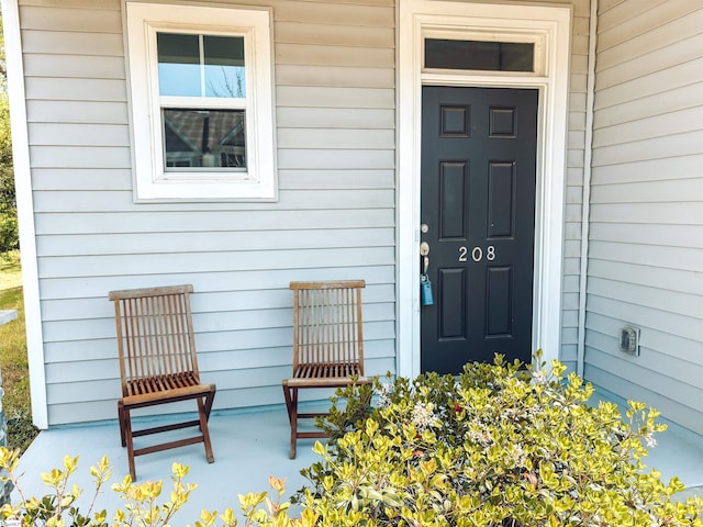 view of entrance to property