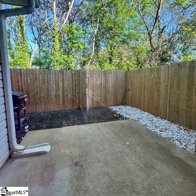 view of patio / terrace featuring a fenced backyard